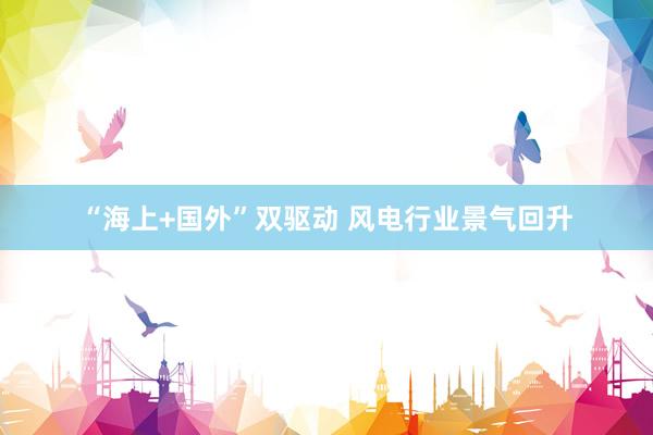 “海上+国外”双驱动 风电行业景气回升