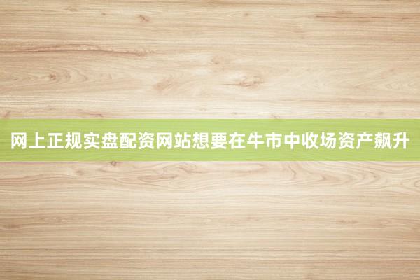网上正规实盘配资网站想要在牛市中收场资产飙升