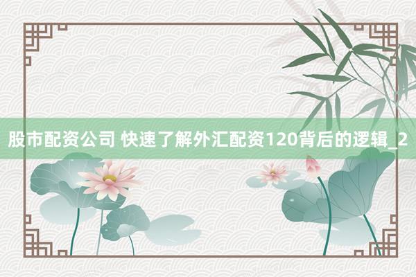 股市配资公司 快速了解外汇配资120背后的逻辑_2