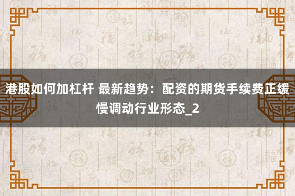 港股如何加杠杆 最新趋势:配资的期货手续费正缓慢调动行业形态_2