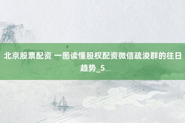北京股票配资 一图读懂股权配资微信疏浚群的往日趋势_5